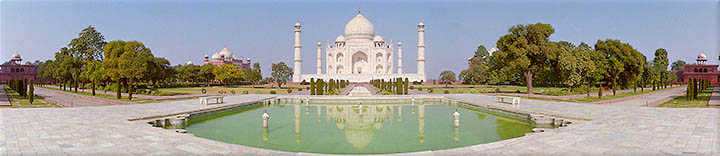 Taj Mahal India - Free Virtual Tour supported by donations - Special International Traffic